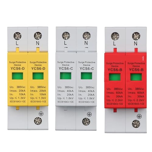 Parafoudre domestique 2P basse tension avec protection de 10-20KA pour tableau électrique