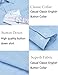 COOFANDY Men's Casual Cotton Blend Button Down Shirt Chambray Plain Long Sleeve Business Shirt