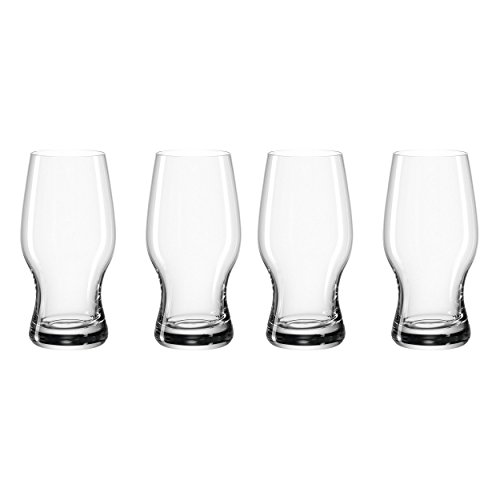 Leonardo Taverna Bierbecher, 4er Set, Bier Becher, Bierglas, Craftbierglas, Craftbier, Glas, 330 ml, 049449