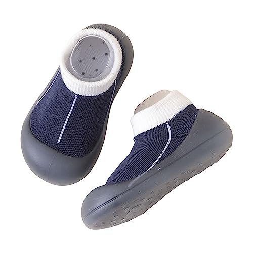 Baby Sneakers Girls Boys Baby Sneakers Children Floor Socks Baby Toddler Shoes Socks Boys and Baby (Navy, 6.5 Toddler)