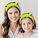 HFZRZFH Frog Headband for Washing Face, Cute Spa Makeup Headband, Soft Elastic Skincare Hair Band, Funny Animal Facial Accessories for Women Girls Self Care Routine