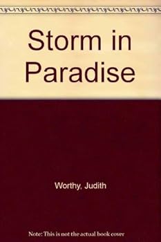 Hardcover Storm in Paradise [Large Print] Book