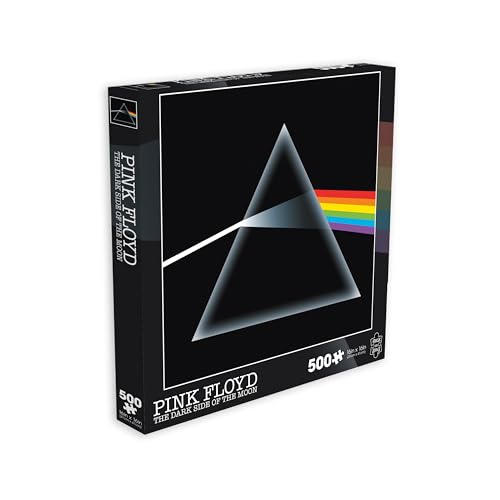 Image of Pink Floyd Rock Saws Dark Side of The Moon 500pc Puzzle (500 Piece Jigsaw Puzzle) - Glare Free - Precision Fit - Officially Licensed Pink Floyd Merchandise & Collectibles - 12x12 Inches