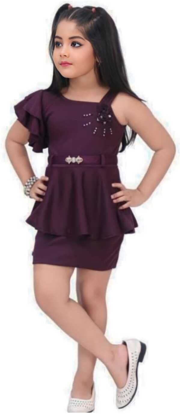 Hr Hayat Girls Cotton Blend Casual Mini Empire Waist Dress | Desertcart  Saint Lucia