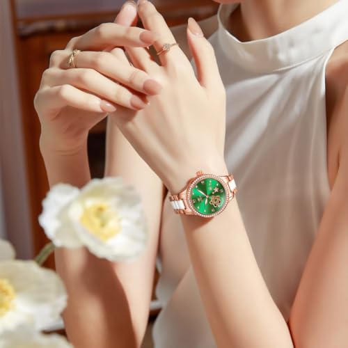 Image of OLEVS Womens Watches Automatic Luxury Dress Ladies Watch Self Winding Female Wrist Watch