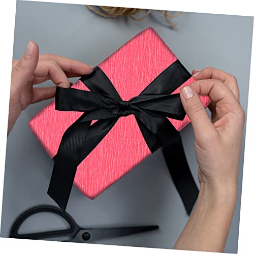 Homoyoyo 1 Roll Paper Red Crepe Paper Roll Gift Wrapping Crepe Paper Crepe Paper Decor Manual Origami Crepe Paper Crepe Paper Set Flower Making Crepe Paper Floral Crepe Paper #TOP5