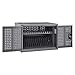 Charging Cabinet for Chromebooks Laptops and iPad Tablets, 16-Device, Gray, Assembled