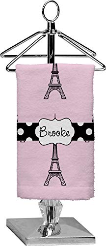 RNK Shops Personalized Eiffel Tower Finger Tip Towel - Full Print