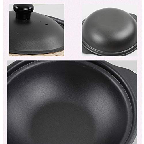 Mini wok en fonte avec couvercle de 26 cm compatible induction - 5