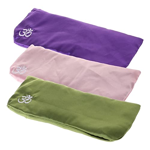 SHELLSK Yoga Equipment Yoga Eye Pillow?Silk?Cassia Seed Lavender Massage Relaxation Mask?Aromatherapy Eye Pillow for Building Flexibility in The Body (Color : Green)