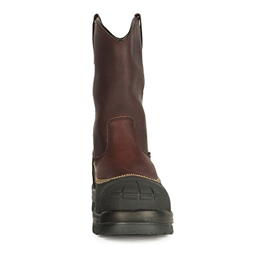 Oliver 65 Series 10" Leather Chemical-Resistant Puncture-Resistant Steel Toe Pull-On Men's Metatarsal Boots, Brown (65396) #TOP4