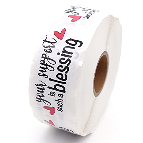 WUZYOU Your Support is Such a Blessing Stickers,Small Business Online