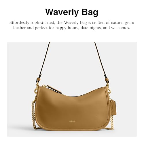 Image of Coach Women's Natural Grain Leather Waverly Bag