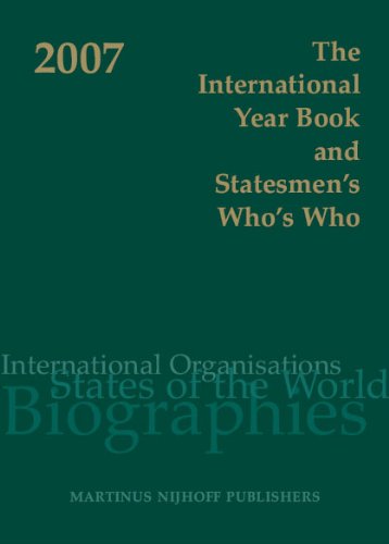 The International Year Book and Statesmen's Who's Who 2007 (International Year Book and Statesmen's Who's Who)      54th Edition