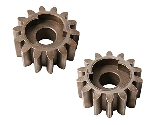 2 piñones de accionamiento (14 dientes) derecha + izquierda para cortacésped de importación/ferretería.