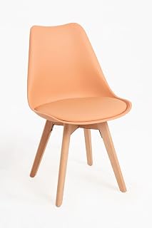 Regalos Miguel - Packs Sillas Comedor - Pack 2 Sillas Synk Basic - Naranja Claro
