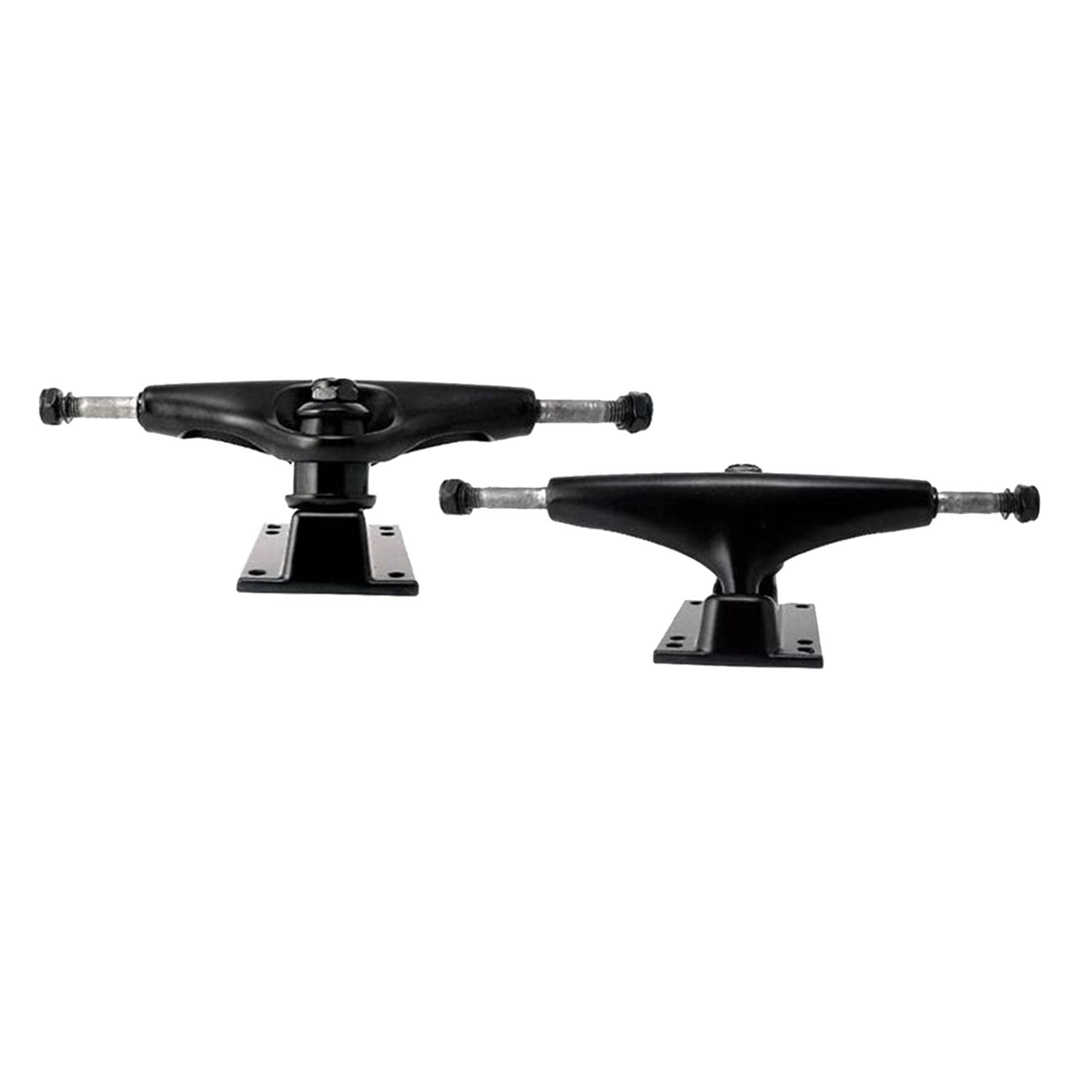 Skateboard Wheels 52mm Complete Set with Bearings, Bolts & 5.0" Trucks - Replacement Parts Kit