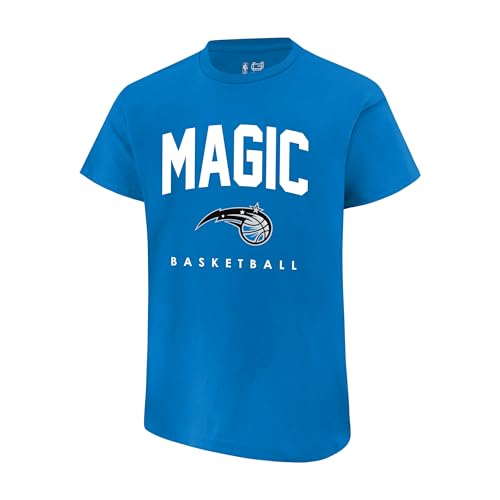 Ultra Game Men's NBA Official Teamster Short Sleeve T-Shirt, Orlando Magic, Team Color, Small