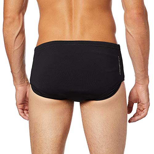 Speedo Hydrofast+ Sunga, 17 cm, Homens, Preto, GG2