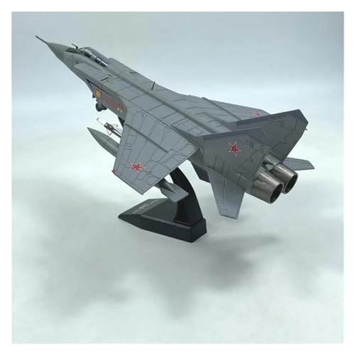Mig-31 Fighter avión clásico miniatura 1/72 aleación coleccionistas
