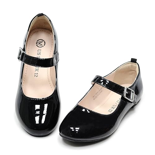 LseLom Girls Mary Jane Dress Shoes for Wedding, Party (Little Kid/Big Kid)
