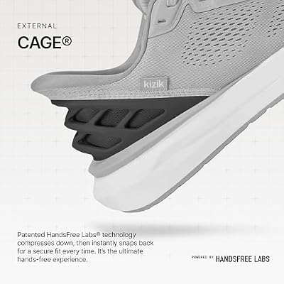 Kizik Athens 2 Slip On Shoes for Men: Comfortable All-Day for Walking, Gym, or Casual Wear, Wide Toe Box Available, Slip in & Stand Out, Hands Free