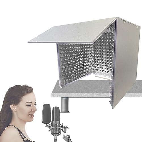 Salle d'isolation sonore pour studio à domicile et enregistrement de podcast