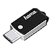 Price comparison product image Hama 114975 C-Turn FlashPen 16 GB Type C USB 3.0 Flash Drive - Black/Silver