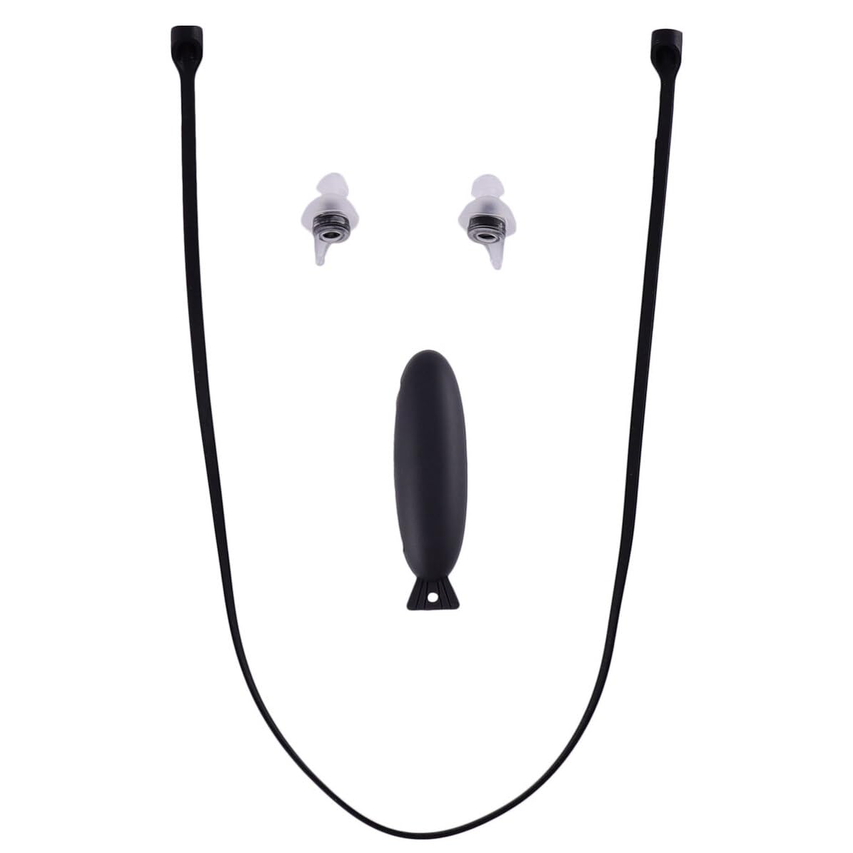 Tapones Oídos de Silicona Reducción de Ruido 23% Negra Set de 1 Filtro y Funda Protectora y Lavables para Dormir y Conciertos