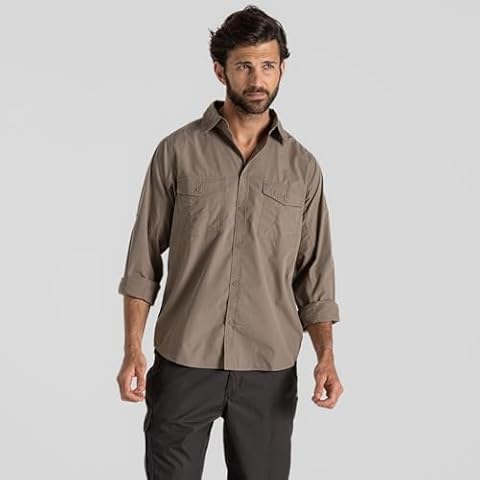 Craghoppers Mens Kiwi Long Sleeve Hiking Shirt Cover