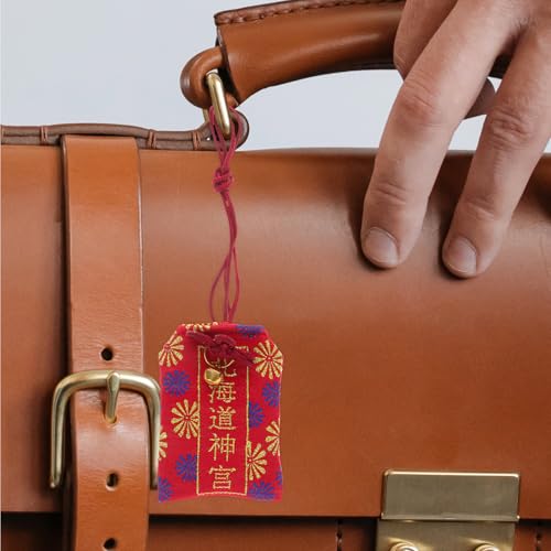 LALADEFIEE Amuleto Omamori Japonés Salud Bolsa de Bendición Roja Estilo Japonés Colgante Protector Tradicional Amuleto de Buena Salud y Suerte Accesorio Portátil para Uso Diario - imagen 6