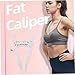 COLLBATH Caliper Kit 2 Skinfold Calipers Body Measuring Tape Fat Measurer Plastic Easy to Use