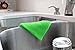 S&T INC. Micro Mesh Fast Drying Kitchen Dish Cloths, Lime Green, 11.5 Inch x 11.5 Inch, 3 Pack