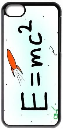 Custom General phone case, Albert Einstein Math Equations picture black plastic case For iphone 5c