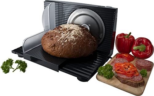 Steba Allesschneider AS100, platzsparend zusammenklappbar, Made in EU, Solinger Edelstahlmesser mit Wellenschliff… – Bild 5