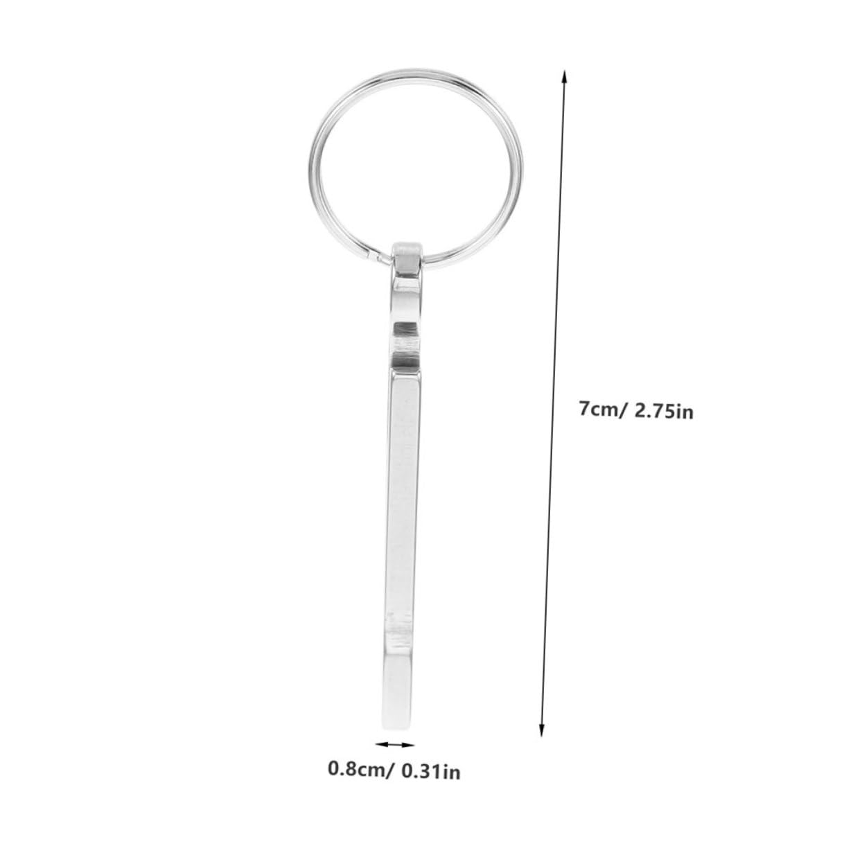 Abaodam Slim Stainless Steel Waist Clip Money Clip for Cards Cash Carabiner Keyring Compact Cash Holder