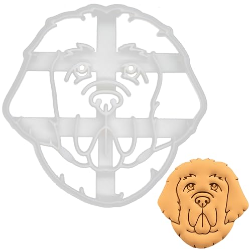 Newfoundland Dog Face Cookie Cutter, 1 piece - Bakerlogy