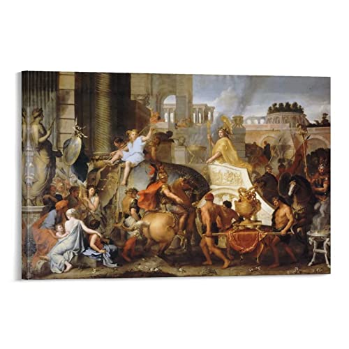 Tableau Alexandre le Grand toile 50x70cm poster art classique