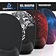 CSL - Mauspad mit Gelkissen - Titanwolf Gaming Handgelenkauflage - Mousepad - Gel Handballenauflage Handauflage Gelpolster ergonomisch - wasserabweisend und abwaschbar - schwarz