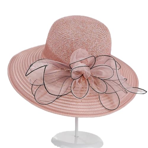Chapeau de paille grand bord léopard respirant et tout-aller