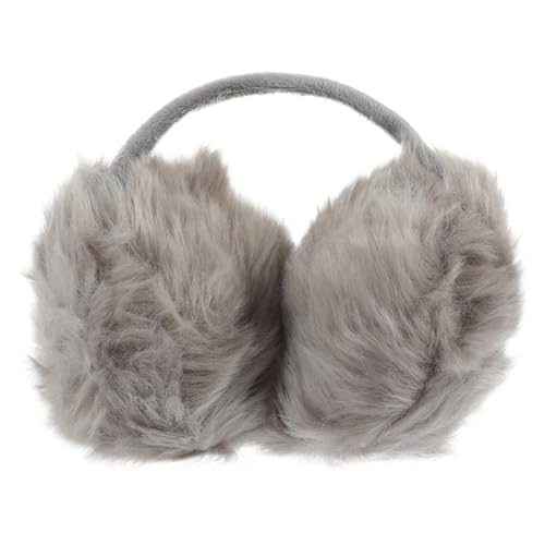 Ipetboom Comfortable Winter Earmuff Plush Ear Covers for Heat Protection Adjustable Soft Warm Ear Muffs for Outdoor Activities for Cold Days