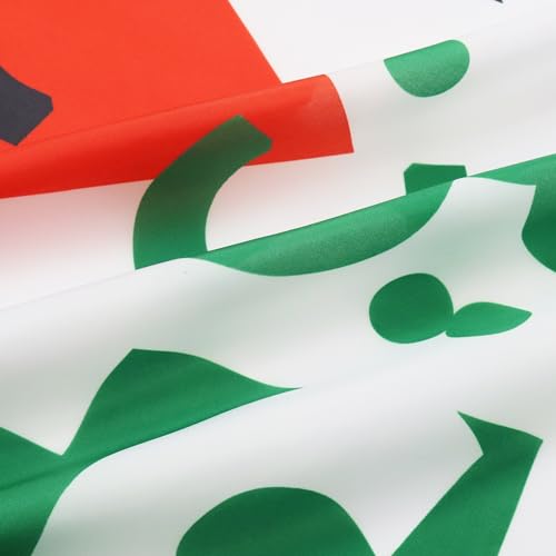 AZ FLAG, Free Palestine In Arabic Language Flag, 3x5 Ft, 100D Polyester Palestinian Banner with Two Metal Grommets - Image 3