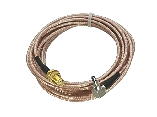 Pigtail CRC9 SMA femelle coudé câble coaxial RG316 premium