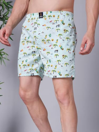 Image of Urban Scottish Ultra-Comfortable Men's Boxer Pants - 100% Cotton Material with A Stylish Print - Soft and Stretchy Elastic Waist Band - Dynamic Movement and Hardwearing Stitching - Breathable with A Gentle Snug Fit
