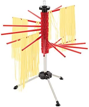 Fox Run Collapsible Pasta Drying Rack, 18.5 Inches, Red