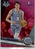 2023-24 Bowman Chrome University PINK REFRACTOR #11 Cormac Ryan UNC 1st Bowman Chrome Official NCAA Basketball Card in Raw (NM or Better) Condition