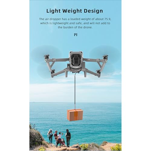 LICHIFIT Drone Airdrop System + Landing gears for DJI Air 3S / Air 3 Drone Payload Release Thrower Transport Delivery Release Dropping Device Extended Legs - Image 4