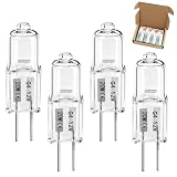 SDRZJX 4PCS 20W 12V G4 2-Pin Base Oven Halogen Light Bulbs Compatible with Dacor Samsung Range Electric and Wall Oven Replace#: DE81-05798A 106660 1389180