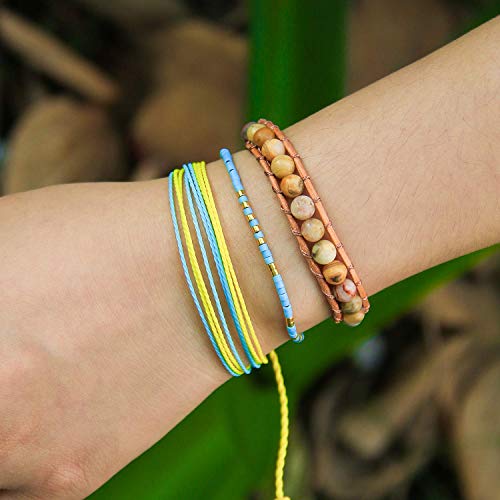 Image of C.QUAN CHI Handmade Friendship Beaded Bracelet Adjustable Colorful Miyuki Beads Bracelet
