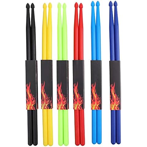 Suwimut 6 Pairs 5A Nylon Drumsticks Cover